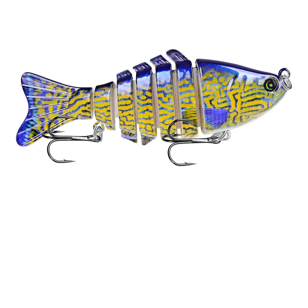 Artificial Minnow Multi-section Wobbler Fishing Bait