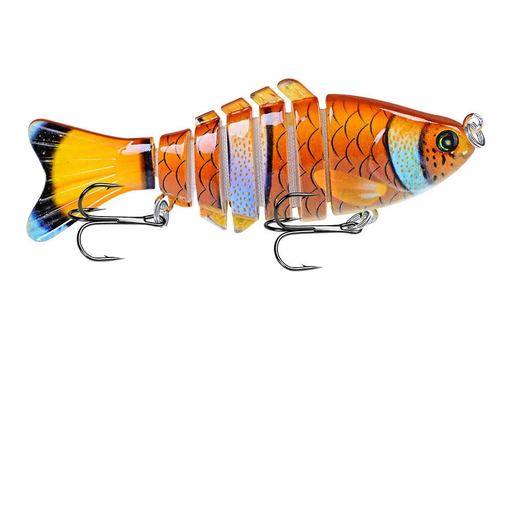 Artificial Minnow Multi-section Wobbler Fishing Bait