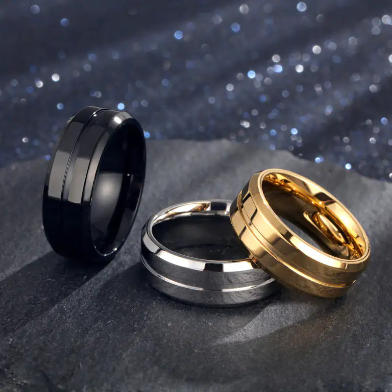 Electroplating Ring Men Wedding Band