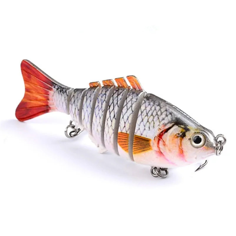 Artificial Minnow Multi-section Wobbler Fishing Bait