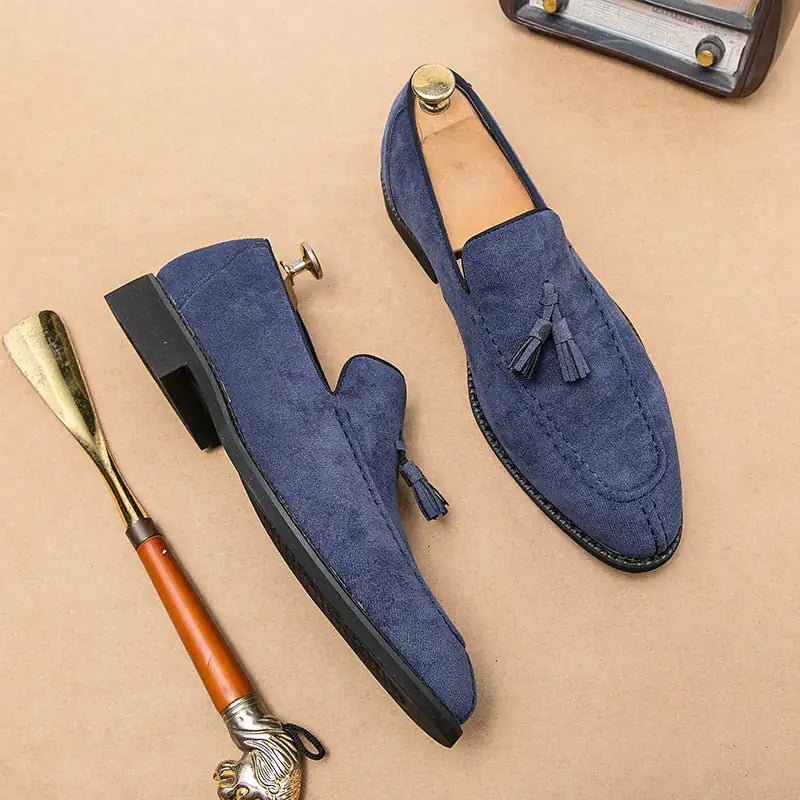 Tassel Leather Loafers For Men