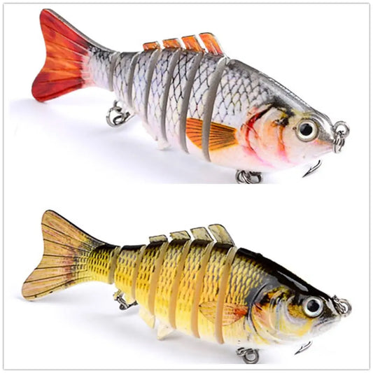 Artificial Minnow Multi-section Wobbler Fishing Bait