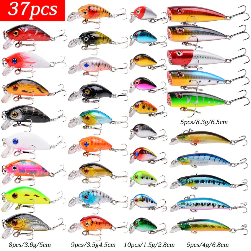 Aorace Mini Minnow Crankbait Fishing Lure Set