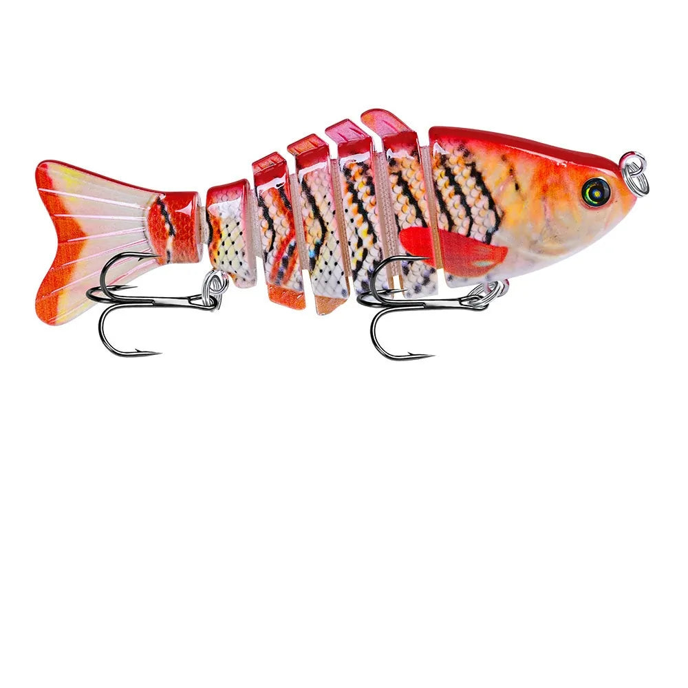 Artificial Minnow Multi-section Wobbler Fishing Bait