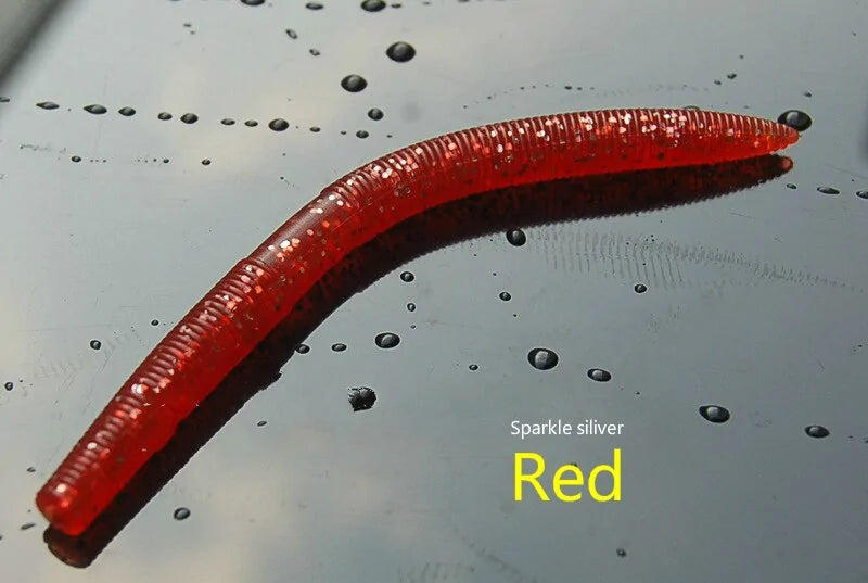 Soft Plastic Worm Fishing Bait