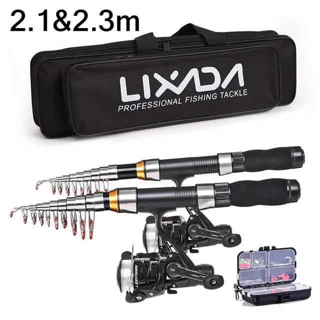 Telescopic Fishing Rod Combo