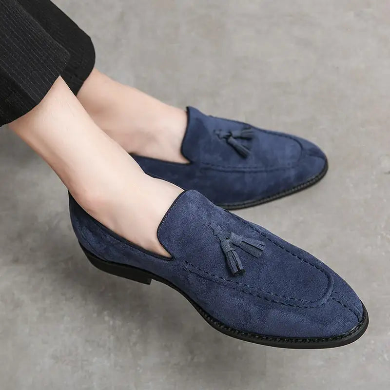 Tassel Leather Loafers For Men