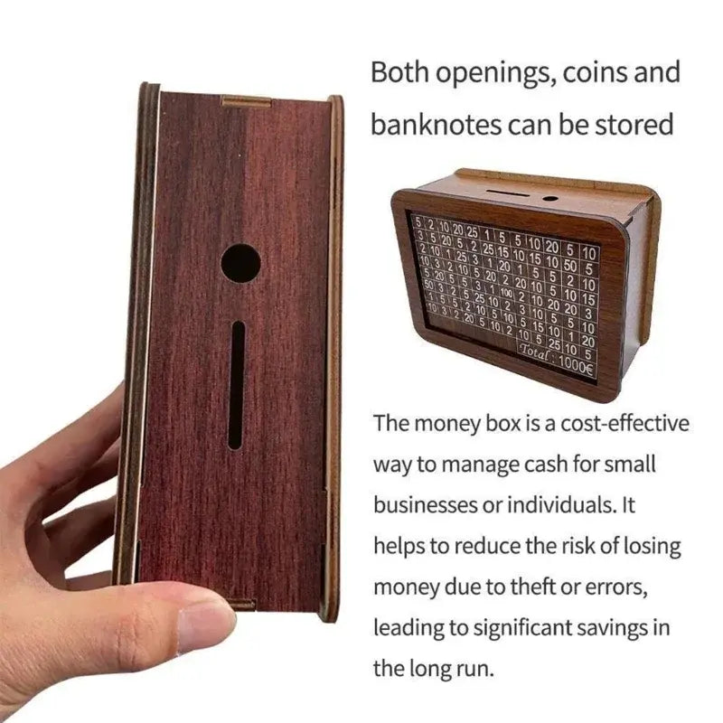 Wooden Money Box