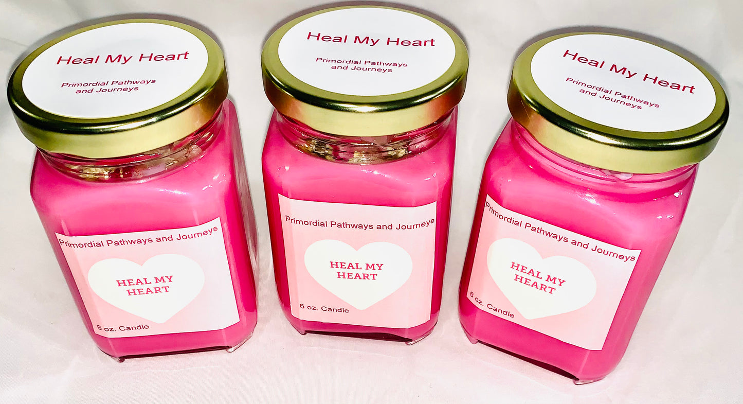 Heal My Heart Candle-  Size 6 oz.