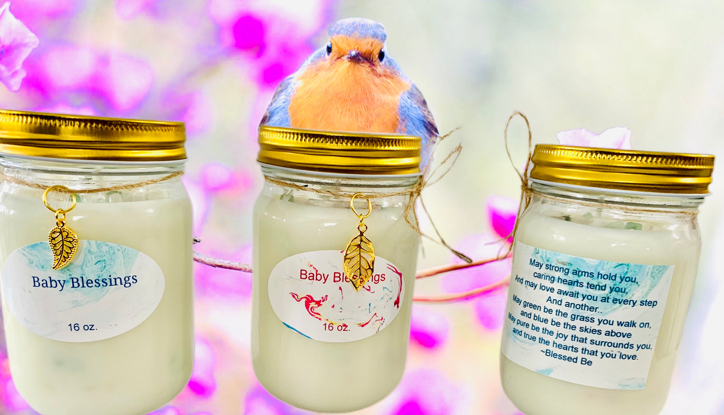 Baby Blessings Candle