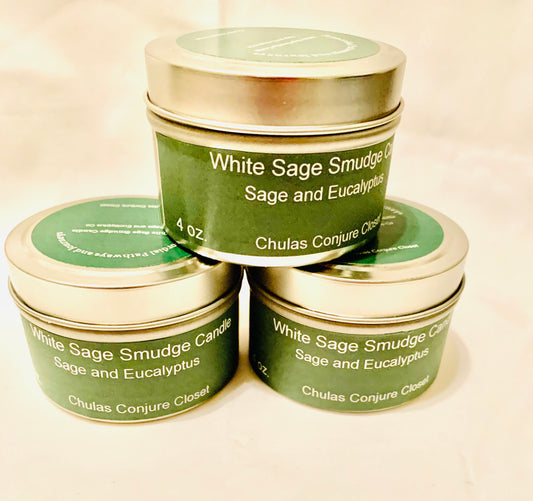 White Sage Smudge Candle